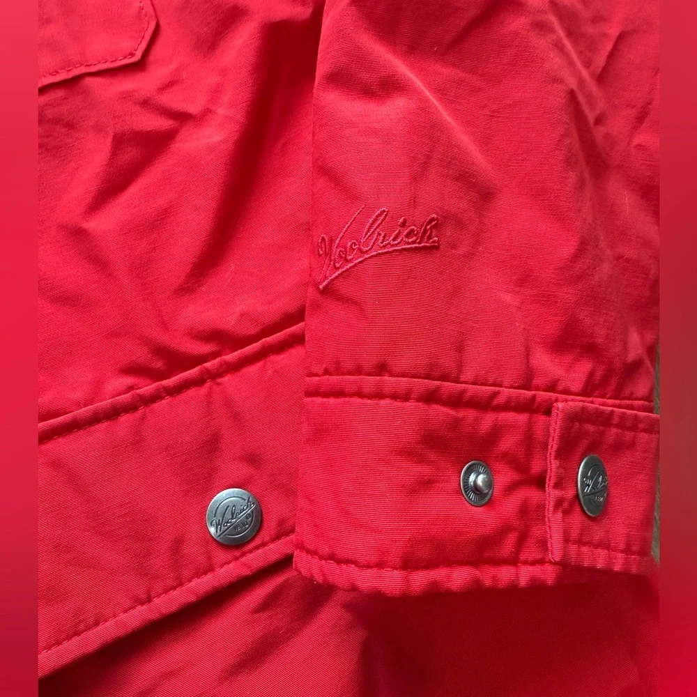 Woolrich Womens Advisory Mountain Parka 15194 Red Wool Insulated Waterproof Sz M - Picture 2 of 12